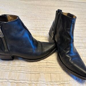 FRYE Sacha Moto zip up boots, Black, women’s 7 1/2